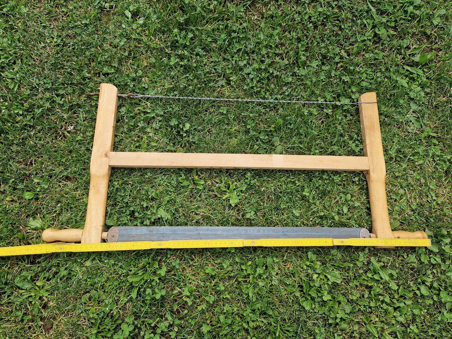Seghe: Alte Hand Säge Holz Gespannt mit Drat – Usato da Niederbipp venduto da Trude04 4