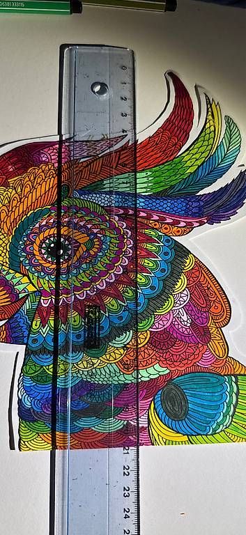 Poster & Bilder: Bild von Hand gemalt "Papagei Kakadu" – Gebraucht aus Muhen von jol_ina00 2