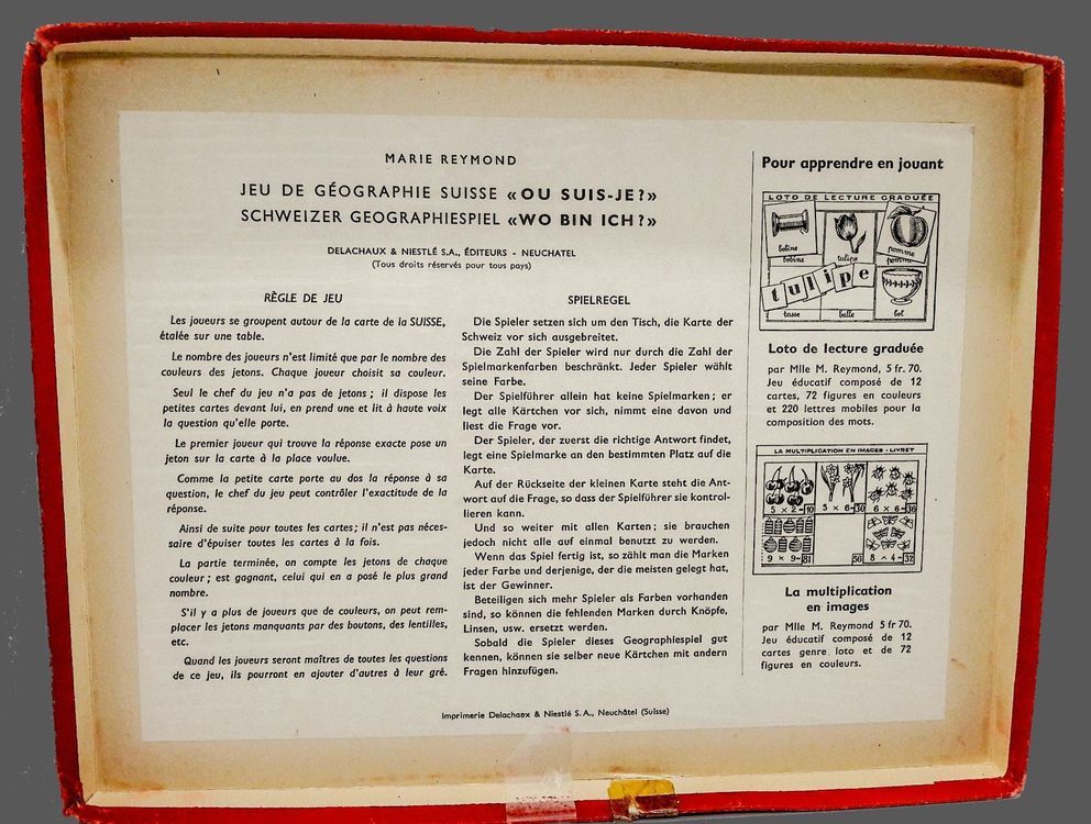 RARE ANCIEN JEU De 7 Familles Étonnant Cartes Mal Découpées -Lire La Description EUR 8,00