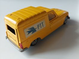 Renault R4 Fourgonnette PTT, gelb,Jet-Car de Norev, Vintage