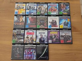 Riesiges 4K Ultra HD Blu-ray Paket – 18 Filme (Top-Zustand)