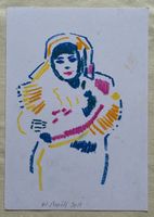 Walter Ropélé Original Fettkreide/Papier 20x15cm handsign.