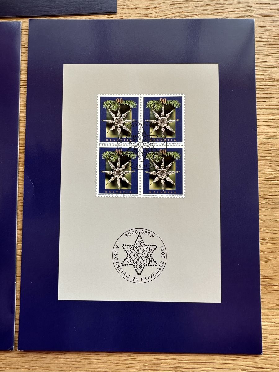 Alle Briefmarken: Schweiz - 2004 WEIHNACHTEN FDC‘s – Gebraucht aus Schmitten / FR von Samsara169 6