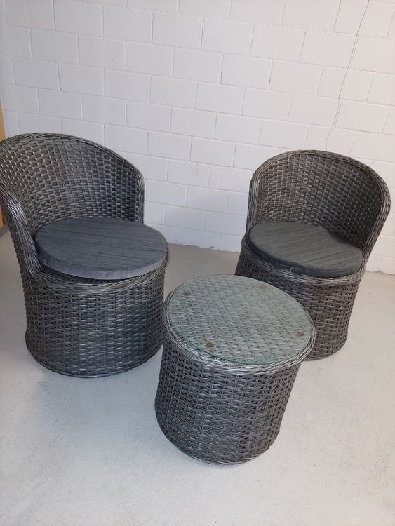 Ratan Sitzgruppe mit Tisch Kaufen auf Ricardo