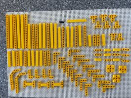 Lego Technik 42114 gelbe runde Lochbalken