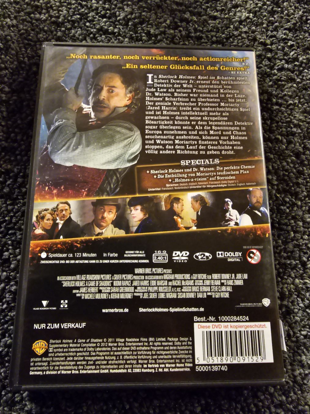 Alle DVDs: DVD Sherlock Holmes (18434) – Gebraucht aus Ruswil von jan_bxl5 1