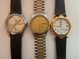 UHREN LOT 3 STÜCK MICRO AUTO; QUARTZ;HANDAUFZUG