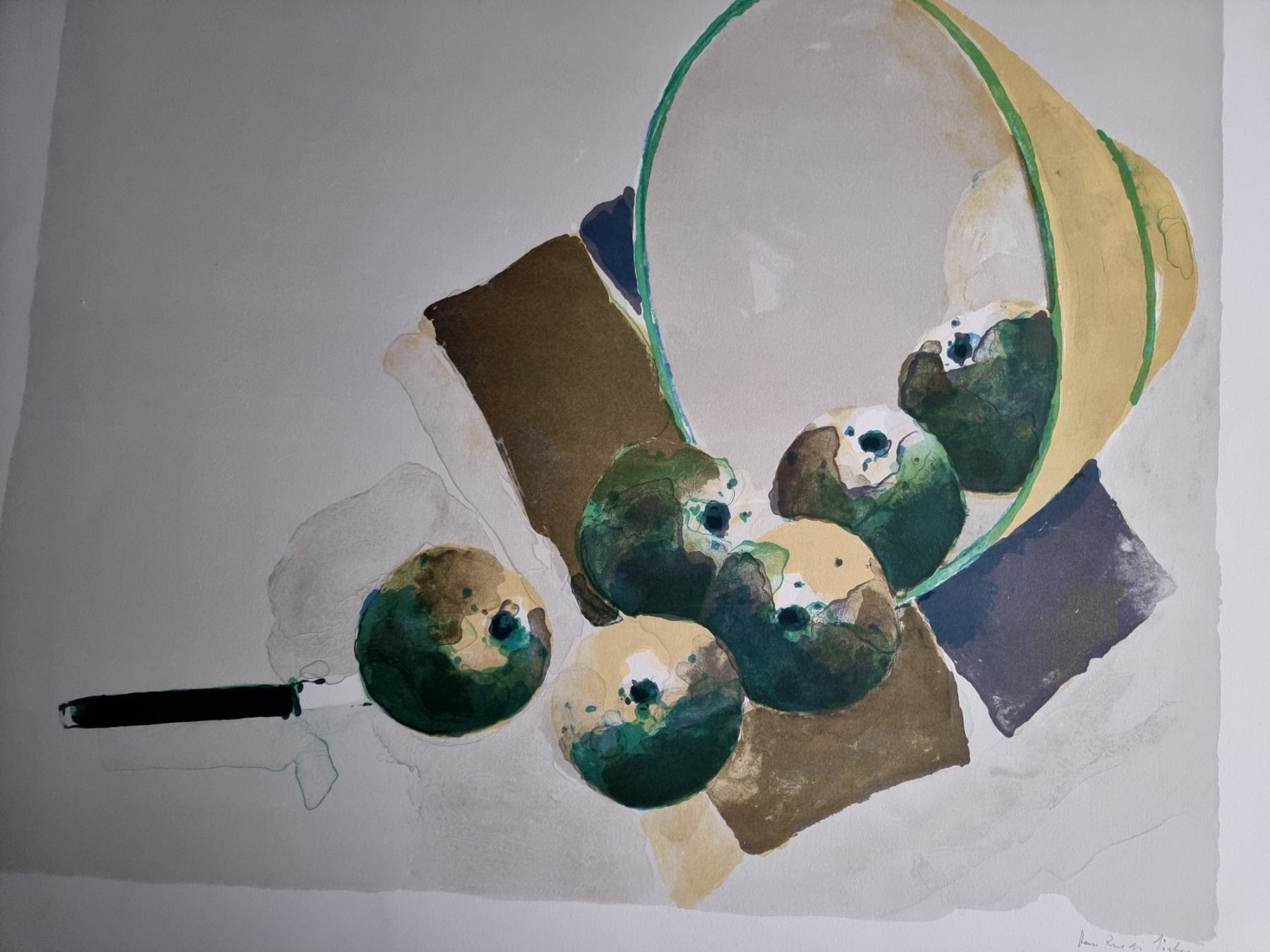 Grafica & Litografie: SIEBER HANS-RUEDI LITHOGRAPHIE SIGNIERT NUMMERIERT – Usato da Gersau venduto da kunst-online 6