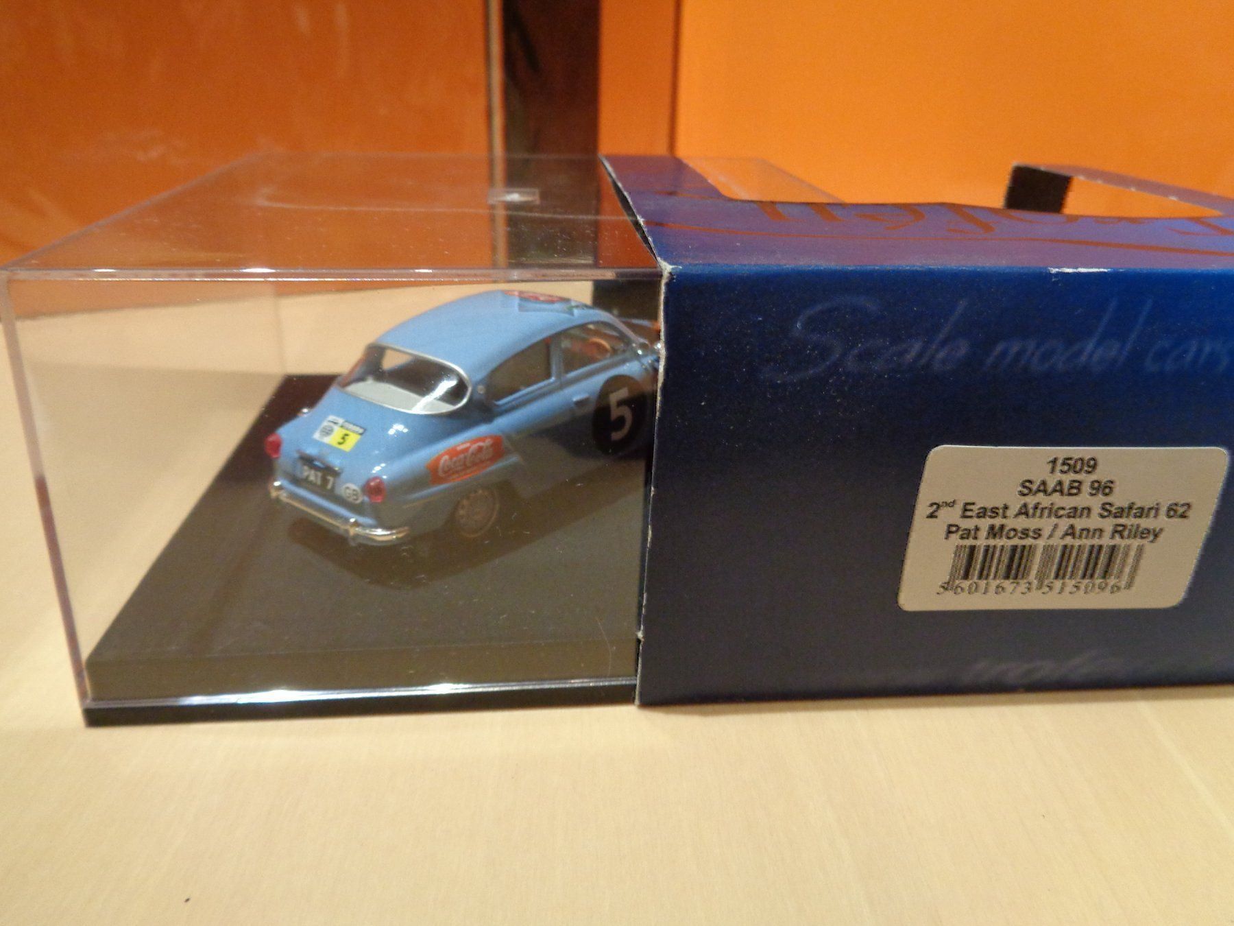 Saab Modellini d'auto: Troféu 1:43 Saab 96 Rallye – Nuovo e nell'imballaggio originale da Reconvilier venduto da rallycar 1