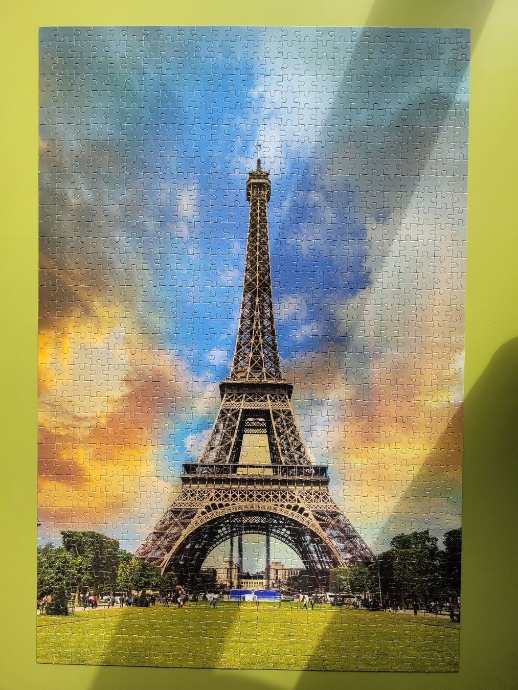 Puzzle: Puzzle 1000 Teile Eifelturm – Usato da Niederbipp venduto da Schlako