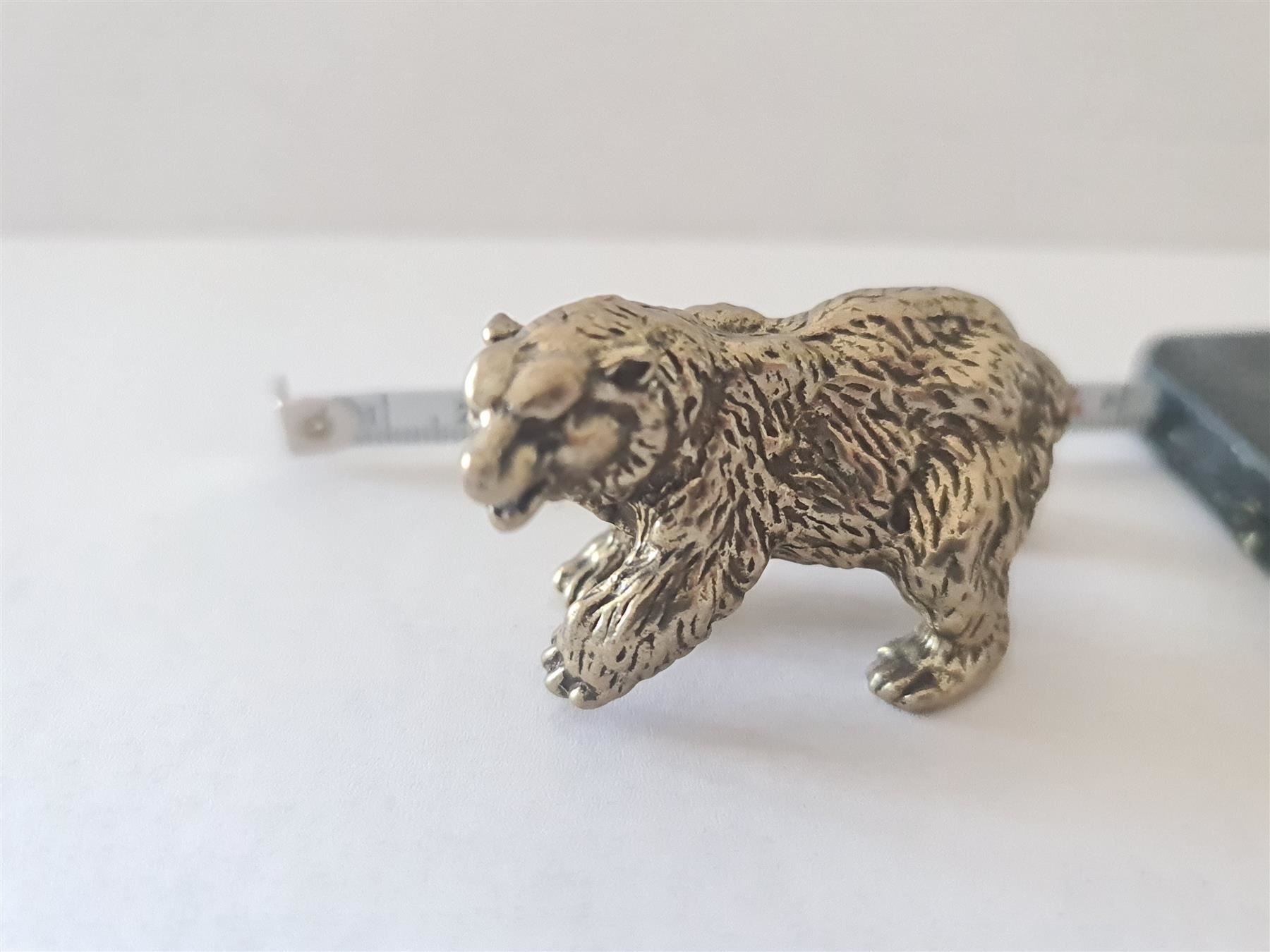 Statuette: Braun Bär Statue aus messing – Nuovo e nell'imballaggio originale da Uerkheim venduto da Kaufoption 5