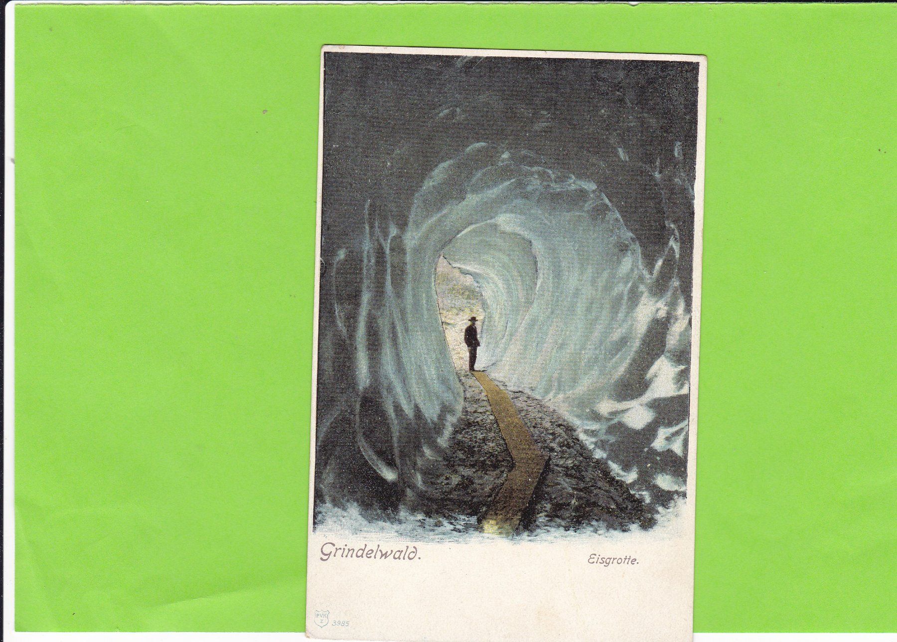 Cartoline postali: Führer-Eisgrotte Grindelwald – Usato da St. Peterzell venduto da neckertal