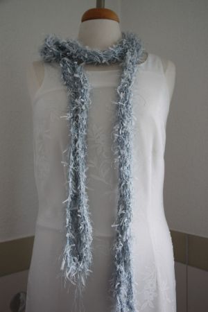 Schal grau, elegant