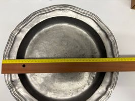 Zinnschale,massiv/  Vintage 80J./1880Gramm