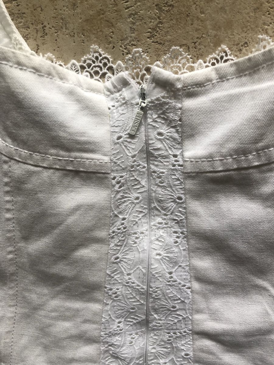 Versace Vestiti: Versace - Kleid Leinen – Nuovo (secondo la descrizione) da Chêne-Bourg venduto da sienna8245 4
