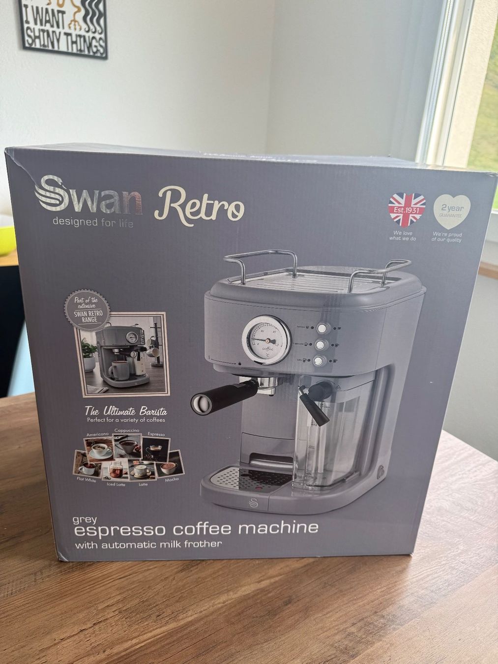 Macchine per caffè & Macchine per espresso: Swan retro styling espresso machine – Usato da Meilen venduto da wol_zzq8 5