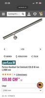 Pertura Handlauf-Set Edelstahl V2A 40mm 2800mm
