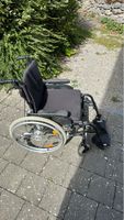 Rollstuhl manuell schwarz gebraucht funktionsfähig