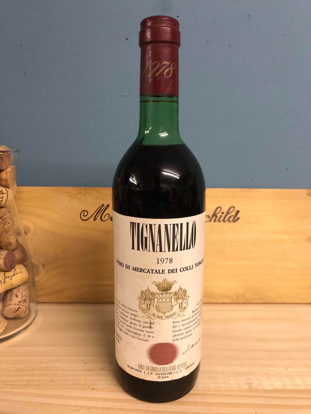 Vino: 1978 TIGNANELLO – Nuovo e nell'imballaggio originale da Münchenstein venduto da weinundspirituosen 1