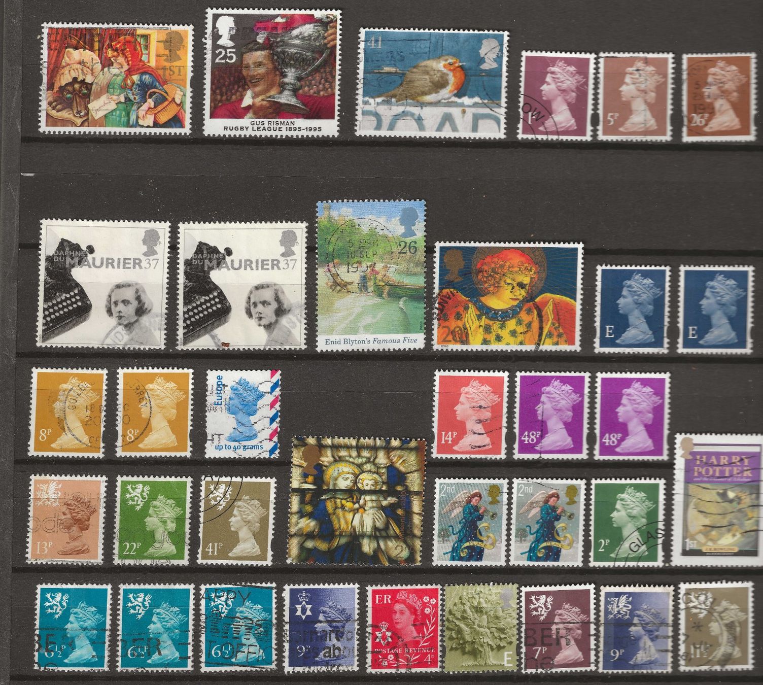 Alle Briefmarken: Briefmarken Sammlung - England, – Gebraucht aus Susten von lmf_98wh 9