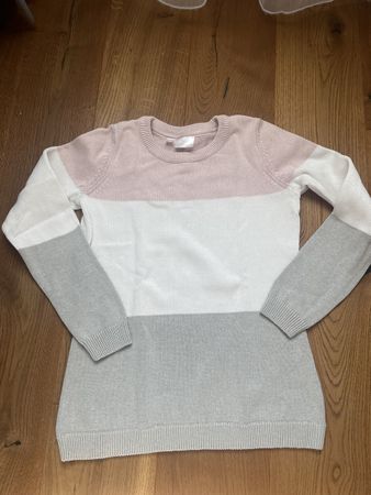 Neuwertig! Pullover Rosa Weiss Grau Grösse M 