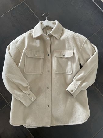 H&M Jacke, beige, Oversize Look, Grösse L, guter Zustand