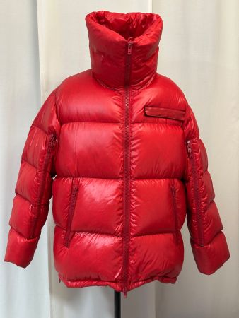 rote Daunenjacke Calvin Klein Gr. XL