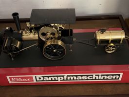 Wilesco Dampfwalze mit Anhänger Modellbau Sonderedition