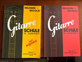 Gitarre Schule für Jedermann Band 1&2 Nelissen Nicolai 1957