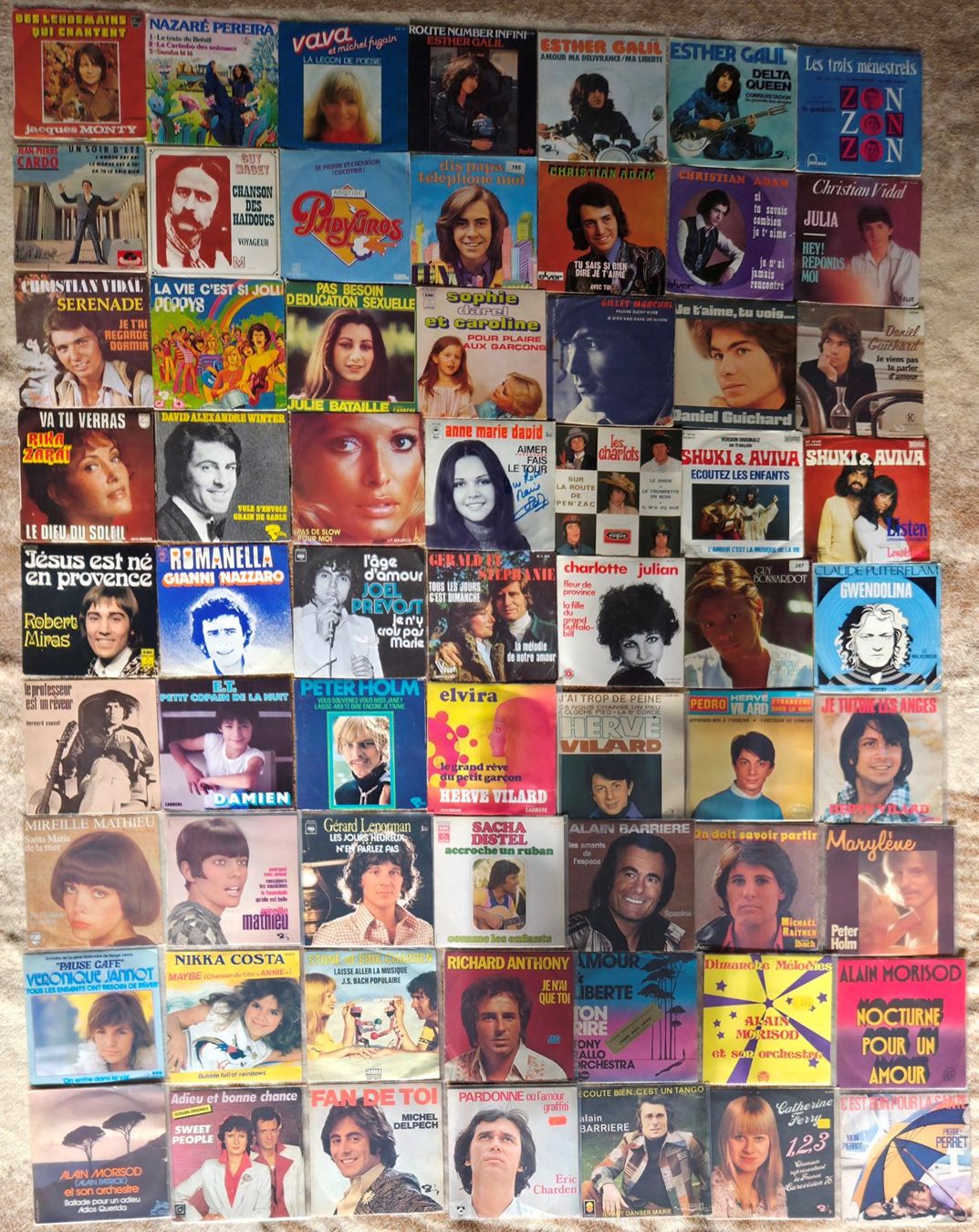 Dischi in vinile: Lot de 194 Singles 45 – Usato da Peseux venduto da Black-Falcon 1