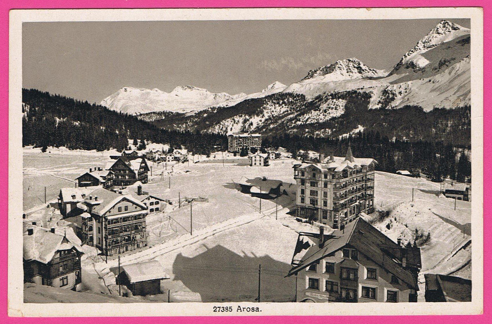 Cartoline postali: Arosa – Usato da Einsiedeln venduto da dillie