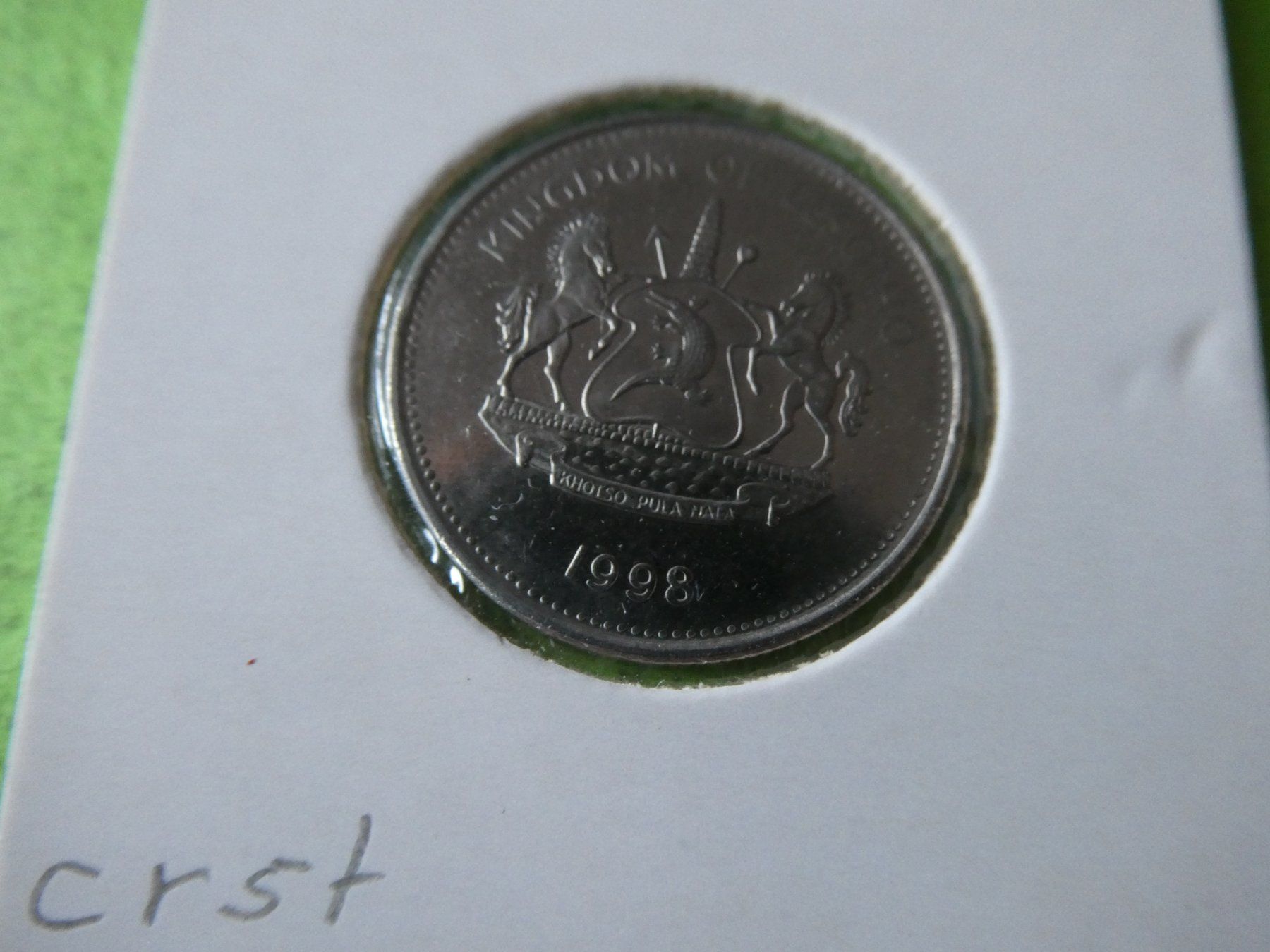 Tutti le monete: Lesotho 1998, 50 Maloti   stgl – Usato da Hinterforst venduto da Rohusri 1