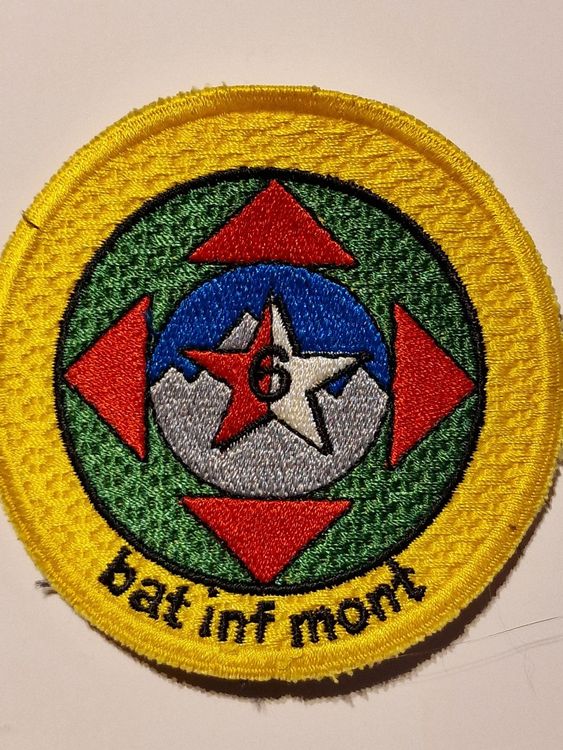 Badge infanterie Wallis Bat inf mont 6 Gelb (Gebraucht) in für CHF 8 ...