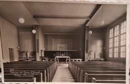LAUSANNE-Trélaz - Intérieur de l'Eglise St Joseph - 1941