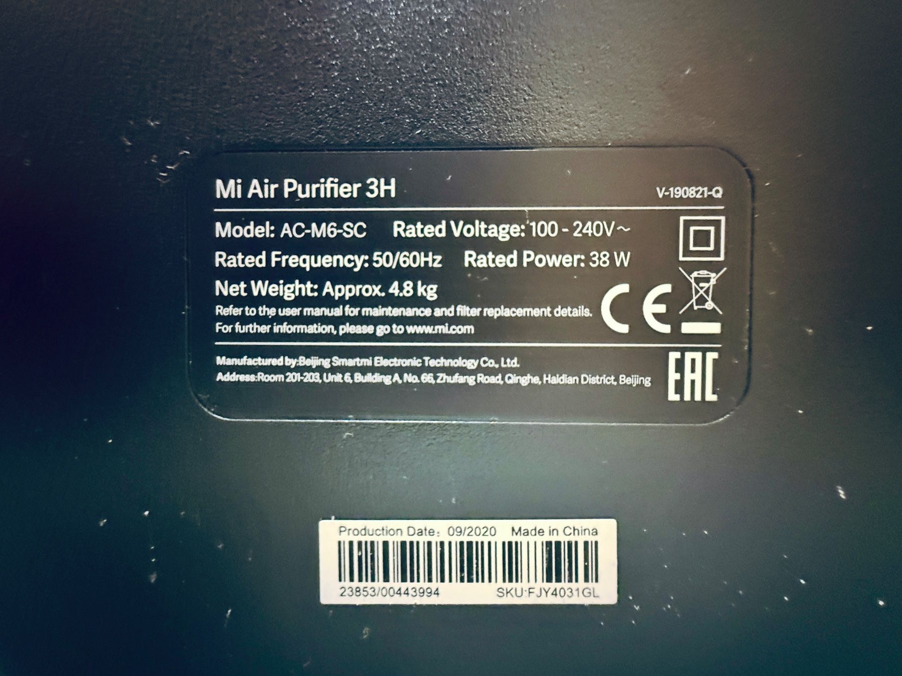 Xiaomi Purificatori d'aria: Xiaomi Mi Air Purifier 3H – Usato da Niederrohrdorf venduto da KoopaSenior 4