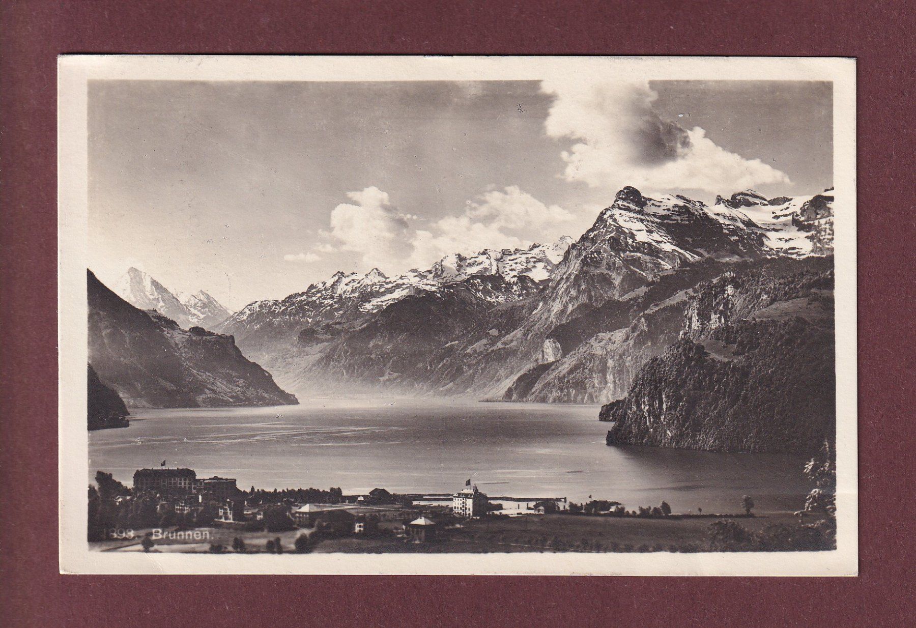 Ansichtskarten: BRUNNEN - 1922 – Gebraucht aus Pully von nicecards