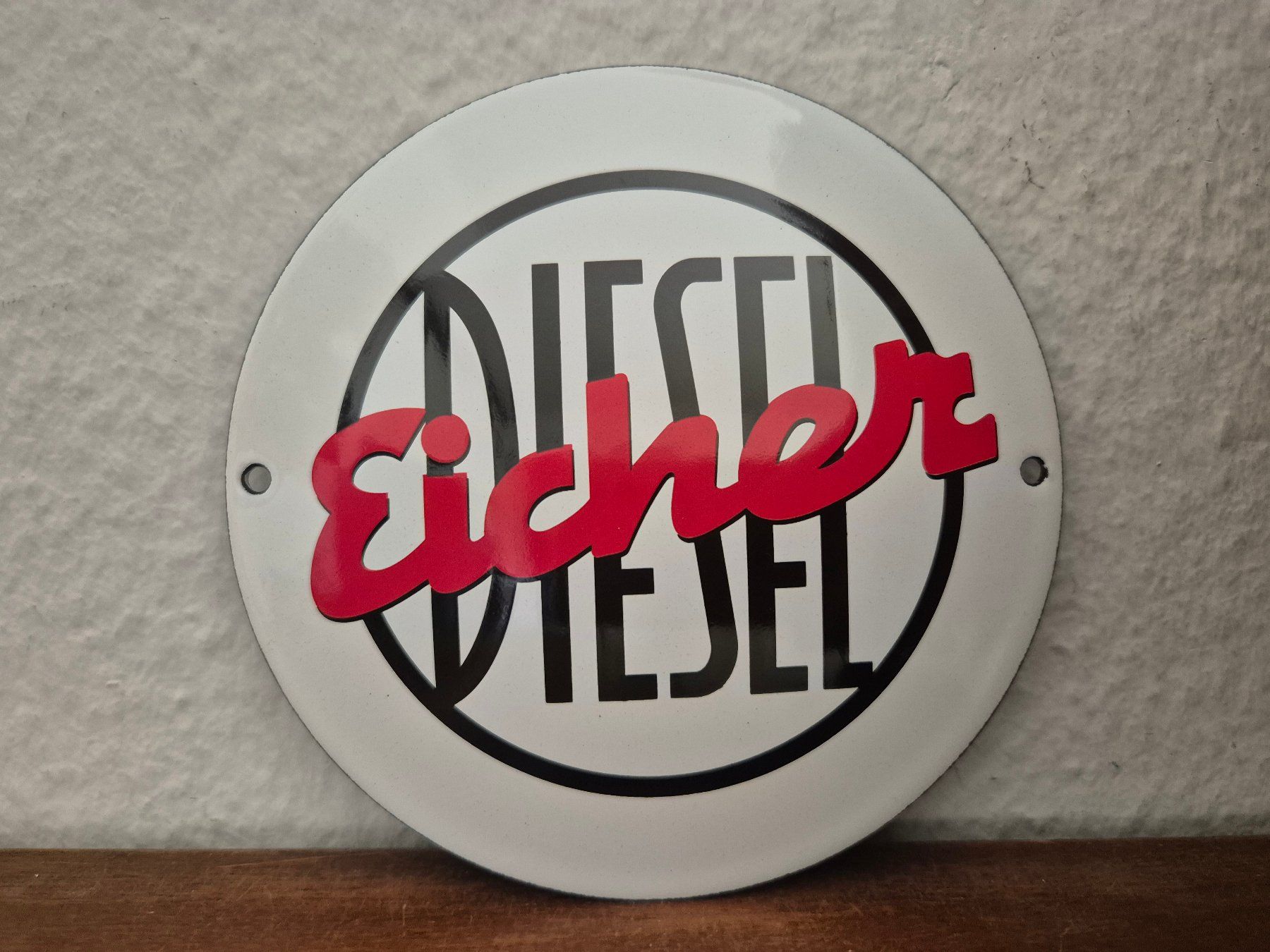 Insegne: Emailschild Eicher Diesel Traktor Scheune Werkstatt Emaille – Nuovo (secondo la descrizione) da Schaffhausen venduto da pfanis09 1