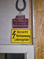 Warnschild Metall Elektro