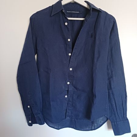 Ralph Lauren Hemd dunkelblau Groesse S guter Zustand