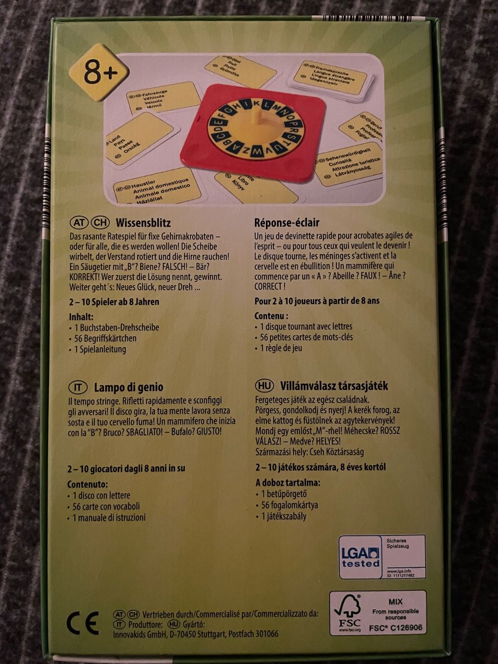 Spiele: Wissensblitz - Reisespiel – Neu (gemäss Beschreibung) aus Dierikon von Butcherboy 1