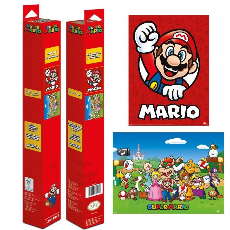 Poster & Bilder: 2 Super Mario Poster – Neu und originalverpackt aus Binningen von samorga21