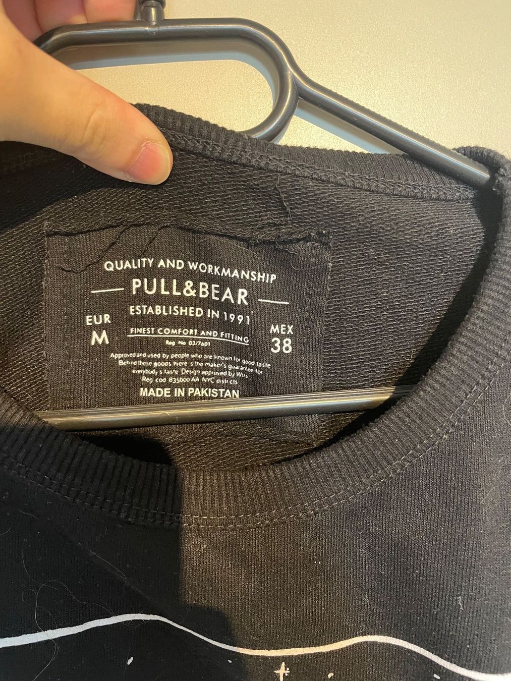 Pull&Bear Maglioni & Felpe: Pull&Bear Herren Pullover, Gr. M, Schwarz, Top Zustand! – Usato da Zürich venduto da k42m 1