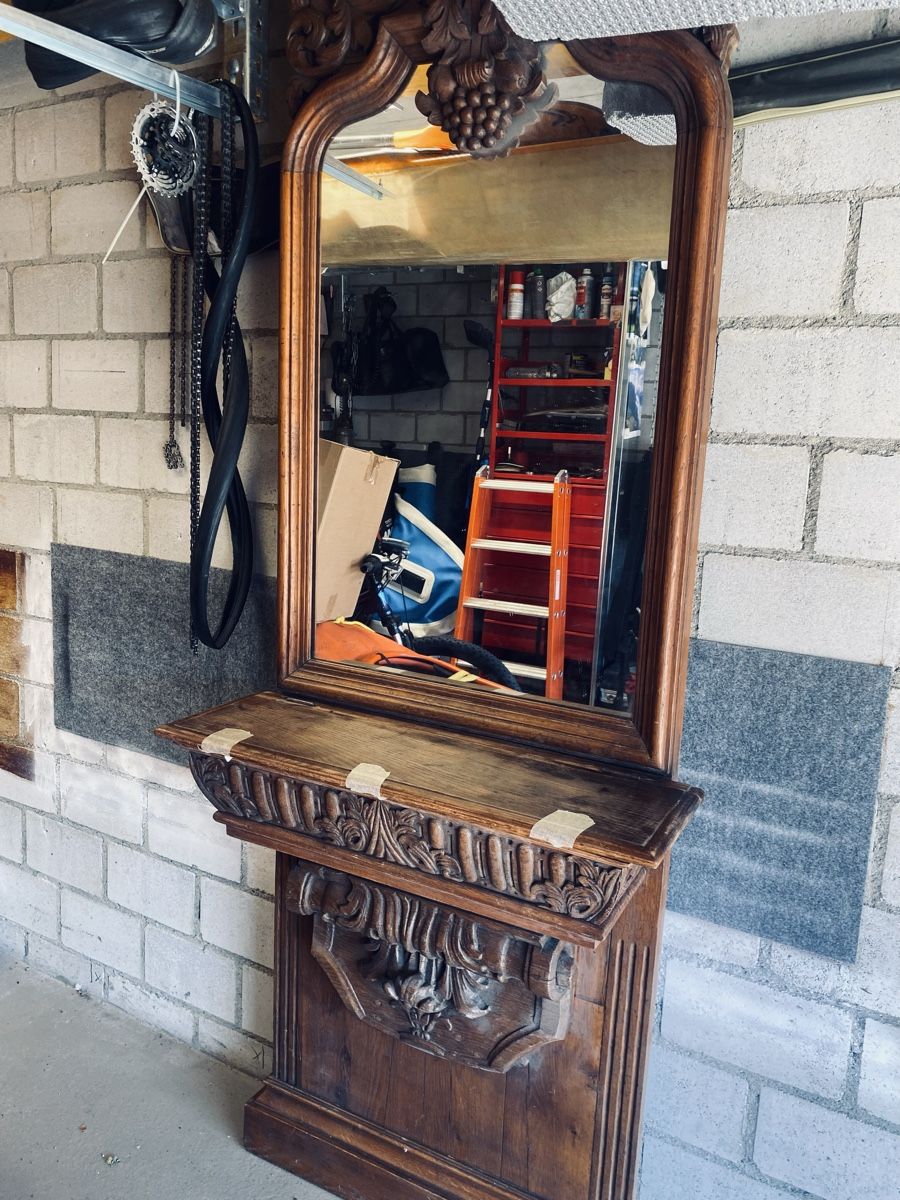 Guardaroba: Antike Garderobe mit Spiegel – Usato da Oberhofen Thun'see venduto da sch_56t5