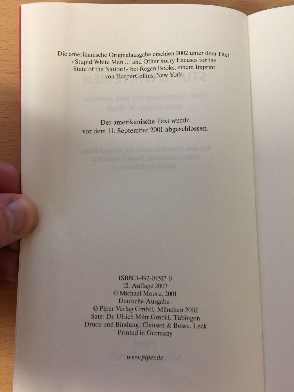 Libri: Stupid White Men - Michael Moore – Usato da Glattfelden venduto da cybermaxx 2