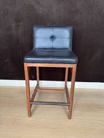 BassamFellows Wood Frame Counter Stool, Nussbaum