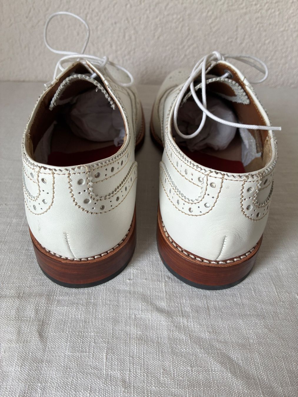 Herrenschuhe: NEUE Engl. Budspester Herren weiss – Gebraucht aus Herzogenbuchsee von filoferro 2