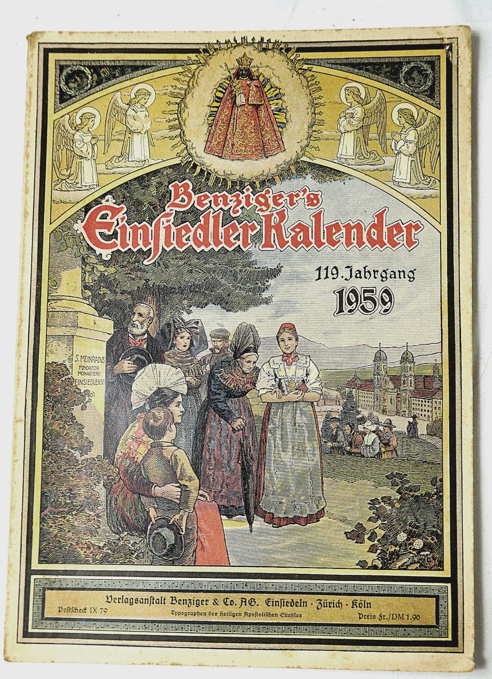 Kalender: Benziger's Einsiedler Kalender 1959 – Gebraucht aus Baar von 2cvbaar