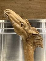 Sculpture bois cheval / Holzskulptur Pferd