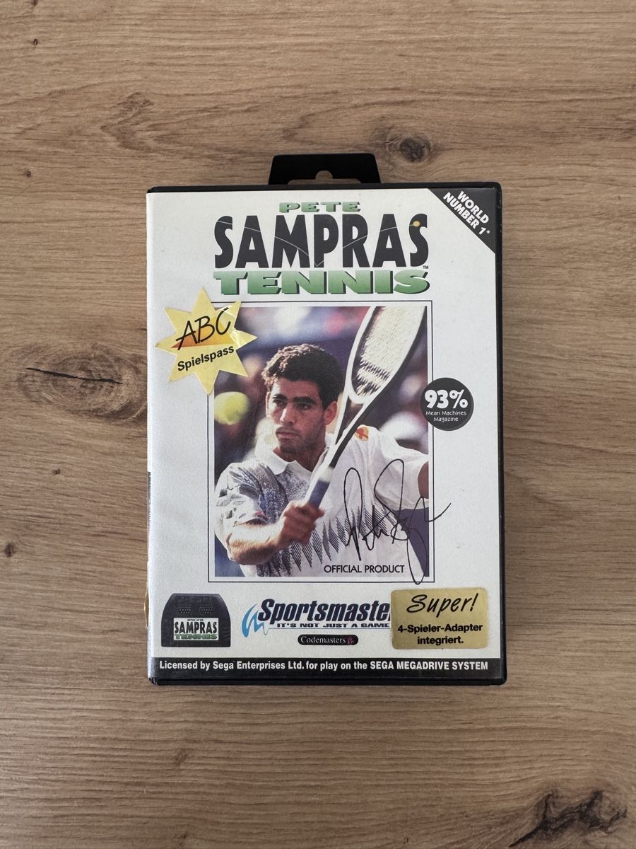 Sega Spiele: Pete Sampras Tennis Sega Mega Drive - Top Zustand! – Gebraucht aus Biberist von etesummer