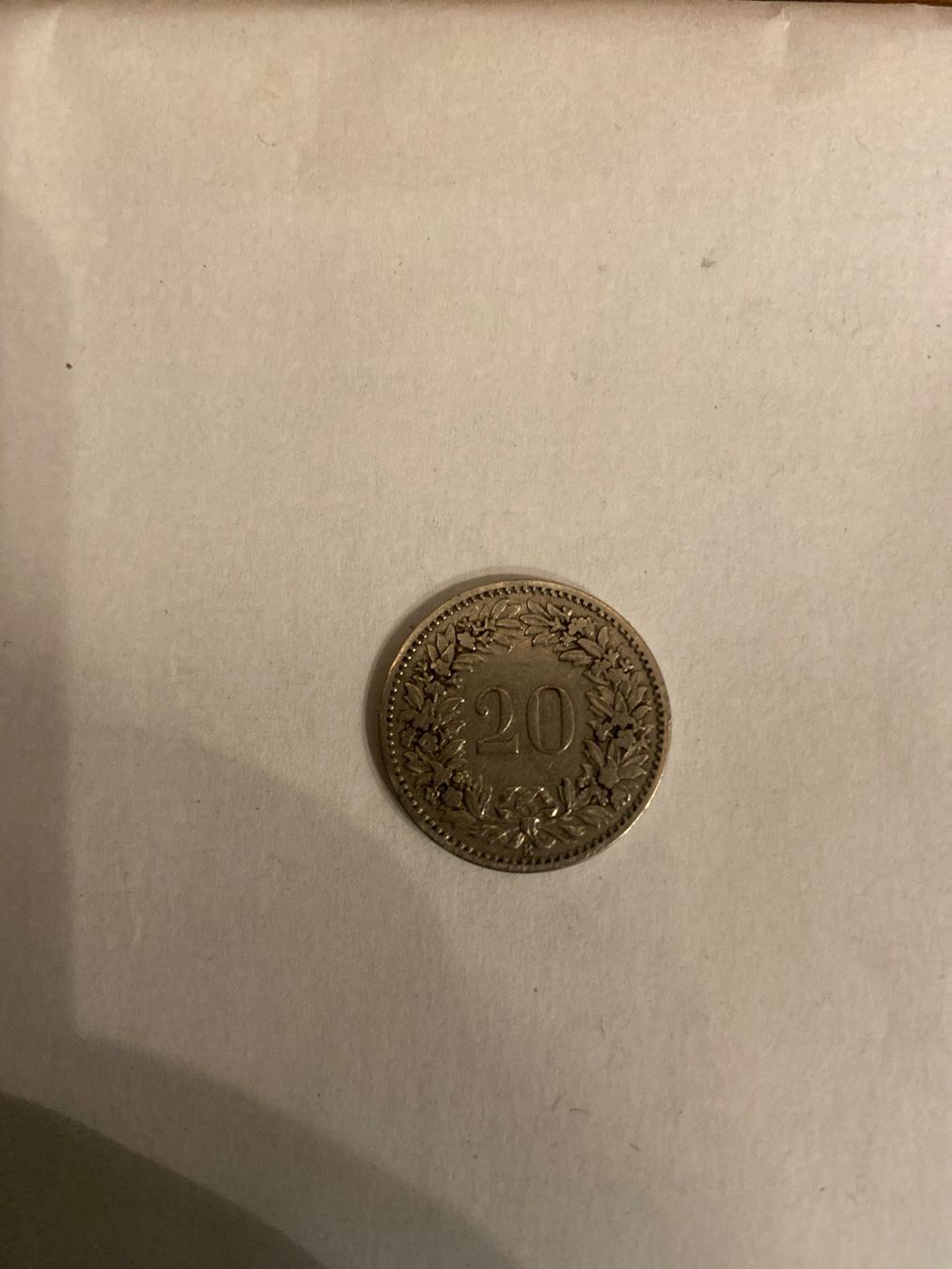 Tutti le monete: 20 Rappen Münze 1897 – Nuovo (secondo la descrizione) da Zürich venduto da ragusa45